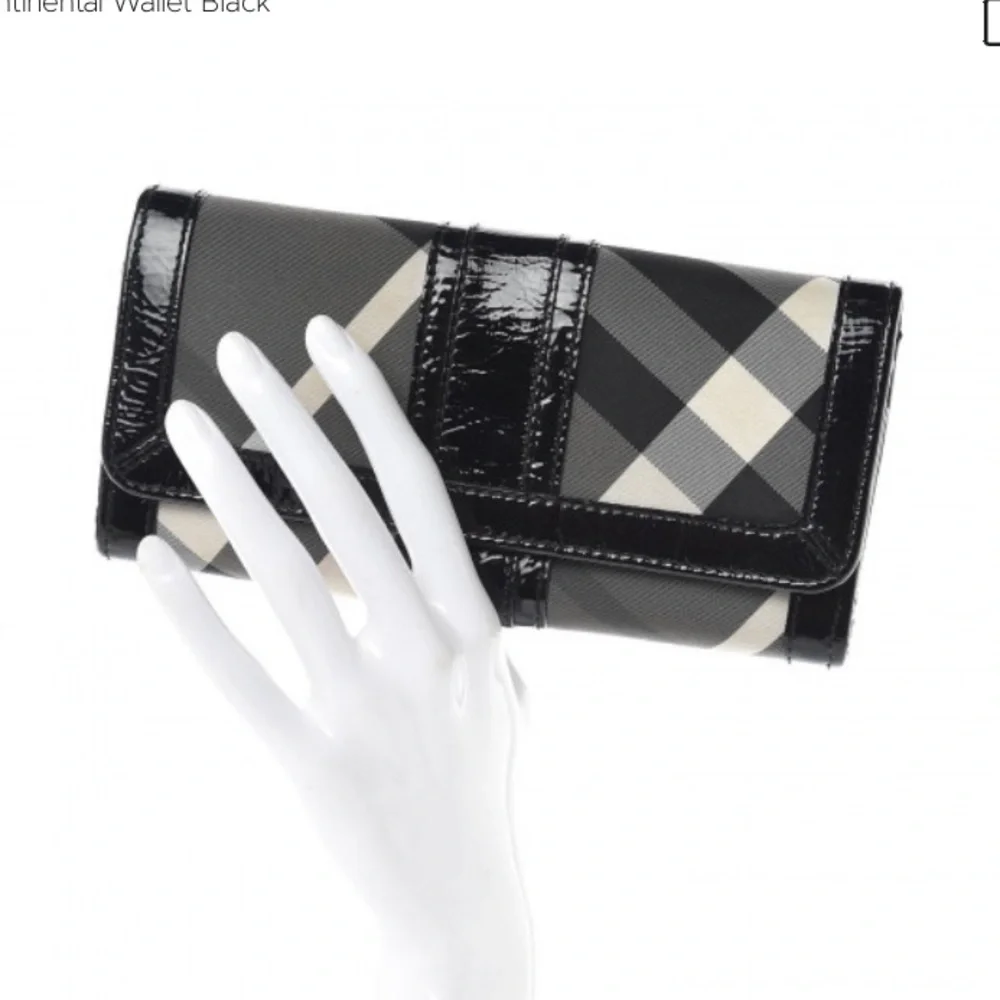 Burberry check wallet